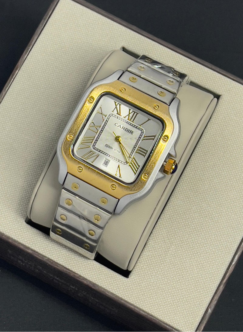 Modern CARDIR watch with a contemporary design of Latin letters