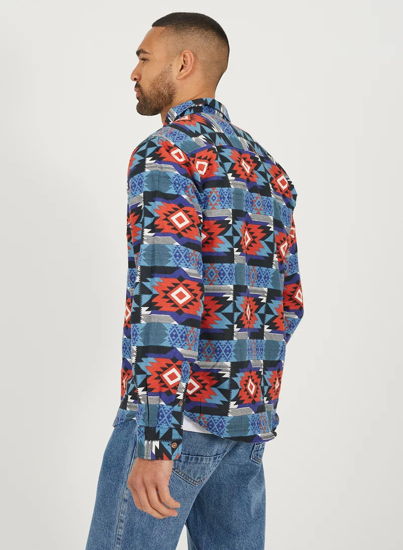 BRAVE SOUL Patterned Shirt