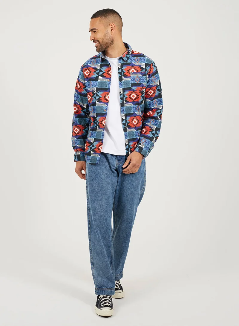 BRAVE SOUL Patterned Shirt
