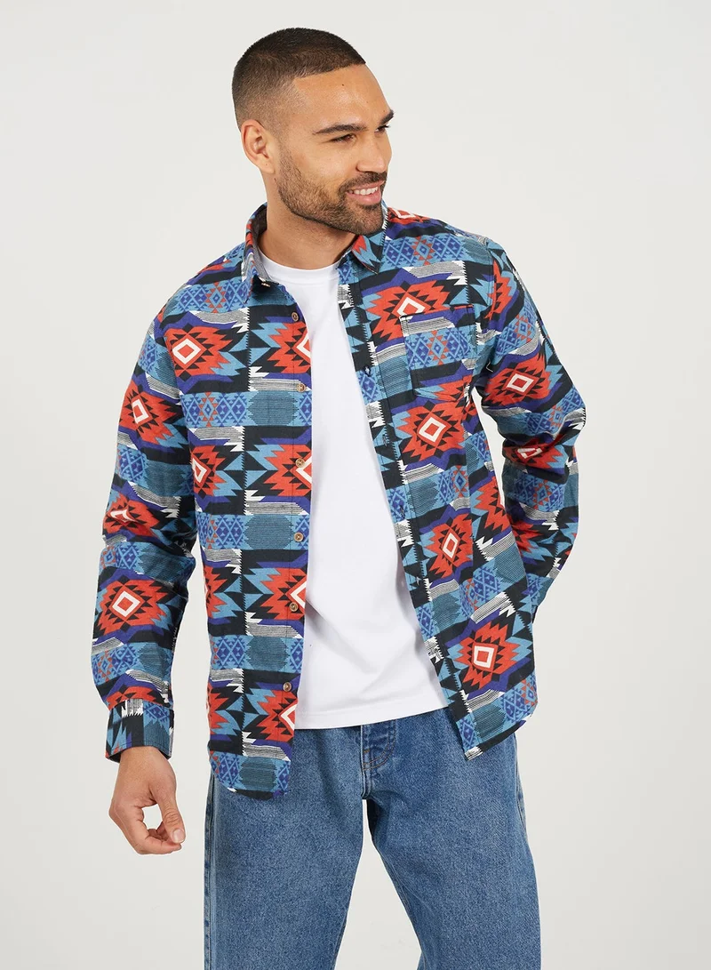 BRAVE SOUL Patterned Shirt