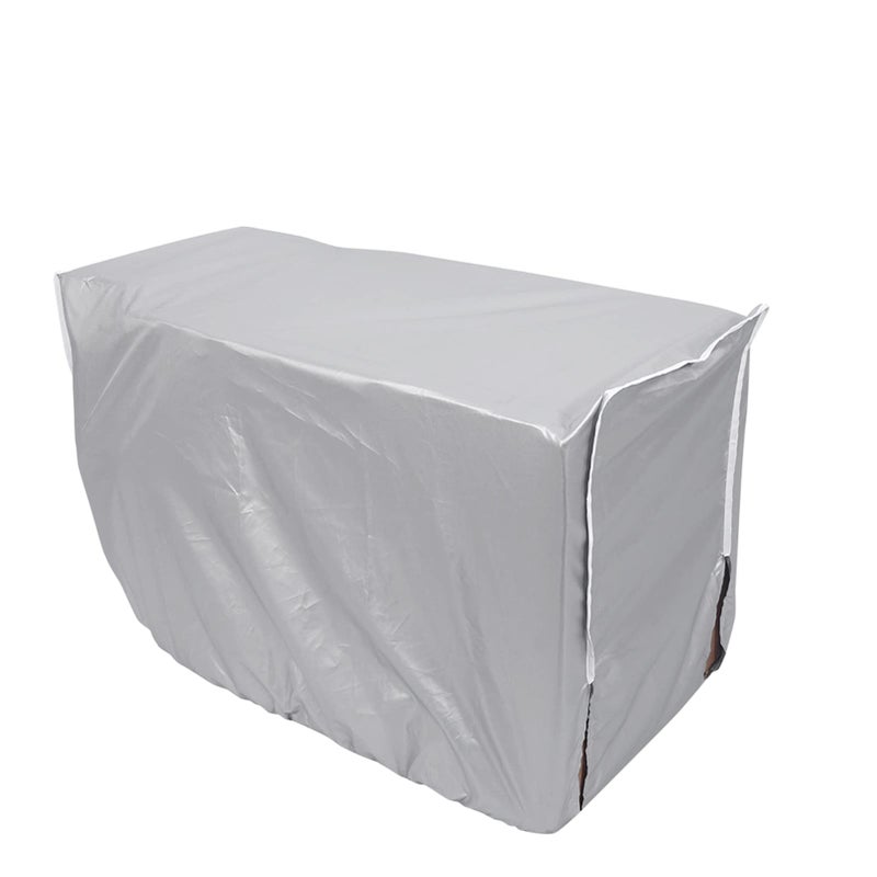 Square Air Conditioner Cover 3p Size Anti Dust Snow Sunproof Home Polyester Material - Image 4