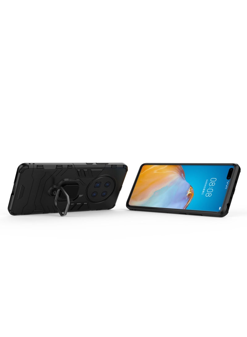 Black Protective Cover With Ring Bracket For Huawei - Image 3
