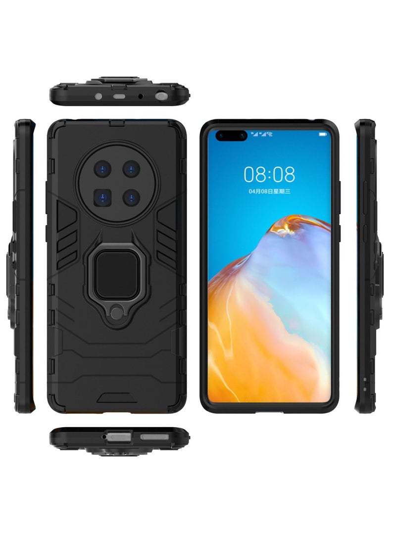 Black Protective Cover With Ring Bracket For Huawei - Image 2
