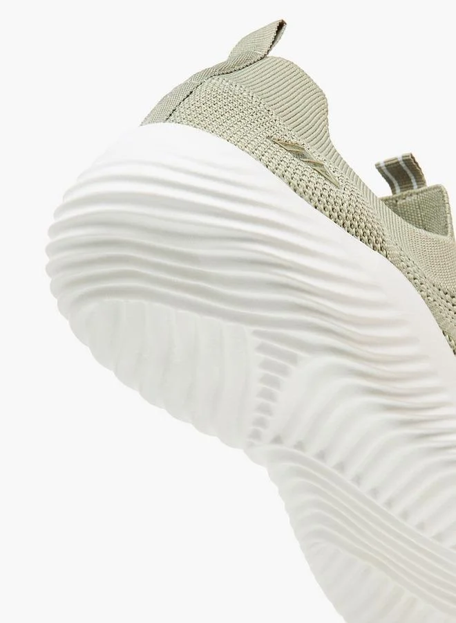 Oaklan by Shoexpress GREEN Women's Textured Lace-Up Sports Shoes With Pull Tabs for Women | Best Price UAE