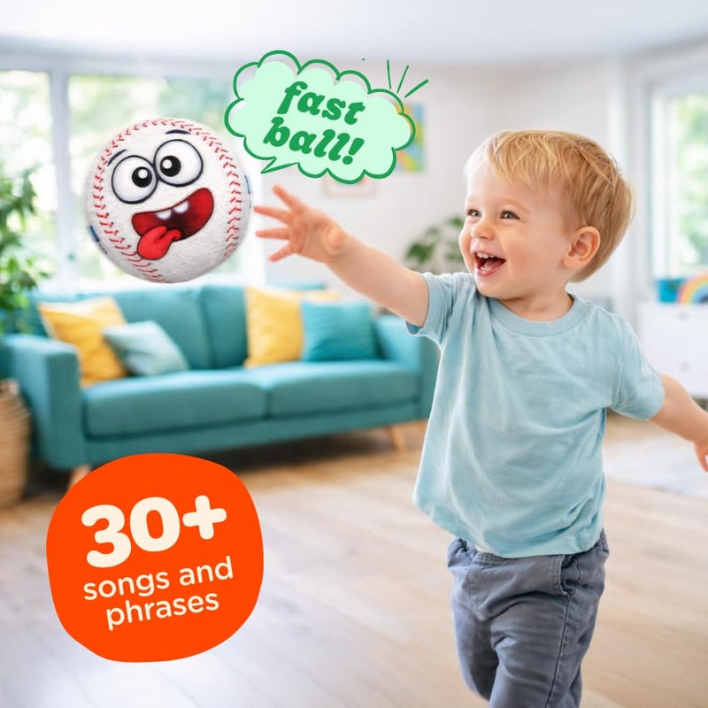 Move2Play Hilariously Interactive Toy with Music  Sound Effects for Boy  Girl  Ball for Toddler  Baby  6 12 18 Months  1 2 3 Year Old Baseball - Image 3