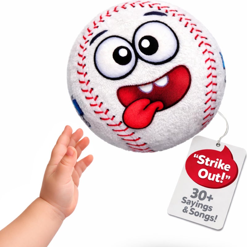 Move2Play Hilariously Interactive Toy with Music  Sound Effects for Boy  Girl  Ball for Toddler  Baby  6 12 18 Months  1 2 3 Year Old Baseball - Image 2