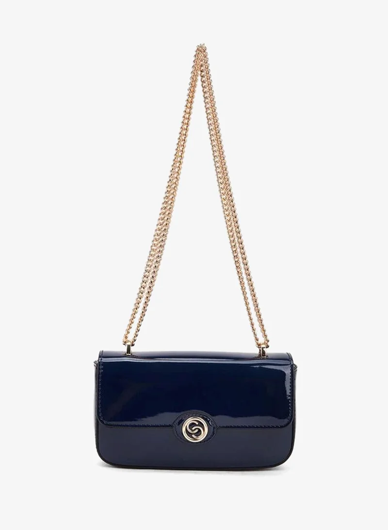 سيليست Solid Crossbody Bag with Chain Strap