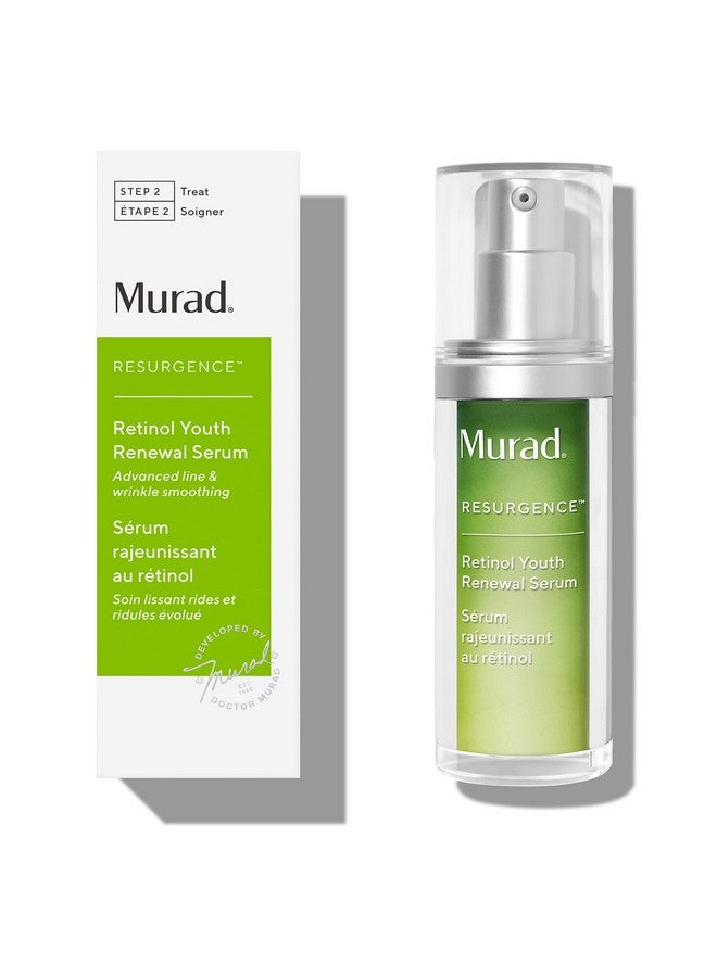 Murad Retinol Youth Renewal Serum - Rapid-Action Retinol Treatment For Face And Neck - Visibly Reduces Lines And Wrinkles, Firms And Smooths Skin, Nightly Use Formula - 1.0 Fl Oz - Image 1