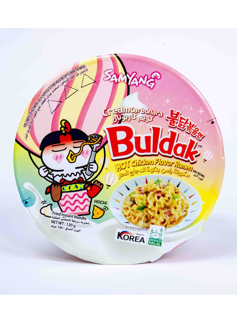 Samyang Buldak Ramen Cream Carbo Big Bowl 120g  - Image 2