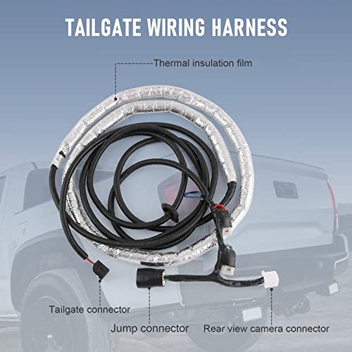 DICMIC Power Tailgate Bed Remote Lock Assembly Kit Compatible with 2016-2022 Toyota Tacoma Long Wheelbase Bed Replace# PK3B6-35JL0 - Image 5