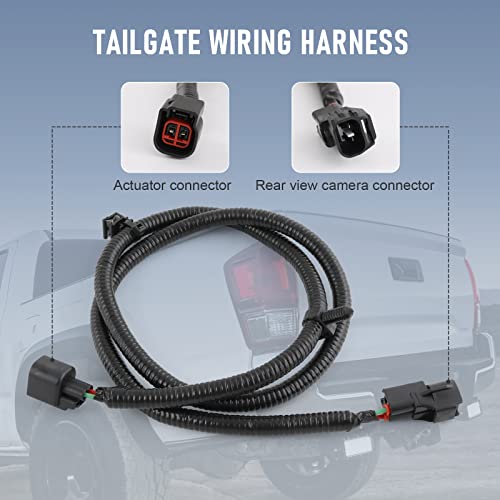 DICMIC Power Tailgate Bed Remote Lock Assembly Kit Compatible with 2016-2022 Toyota Tacoma Long Wheelbase Bed Replace# PK3B6-35JL0 - Image 4