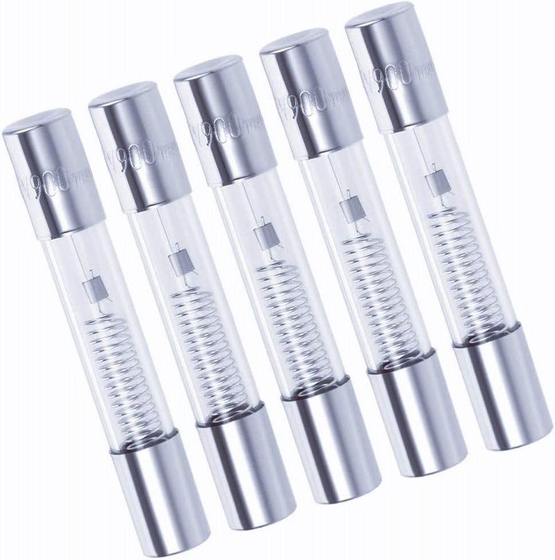 bnafes QMseller 5KV 0.9A Microwave Oven Protection High Voltage Fuse Tube 6x40mm 5pcs - Image 1