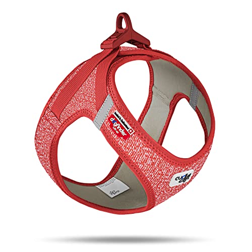 Curli Vest Harness Merino curli Clasp Red S - Image 1
