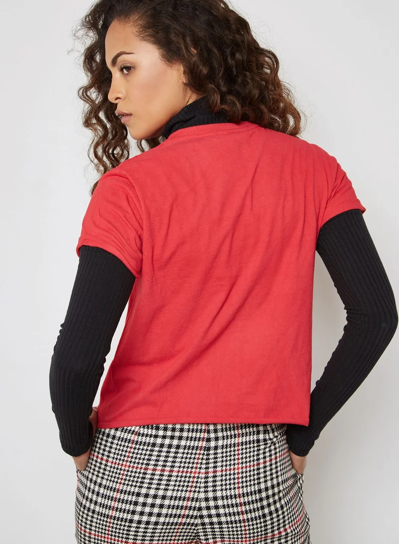 TOPSHOP Slogan T-Shirt