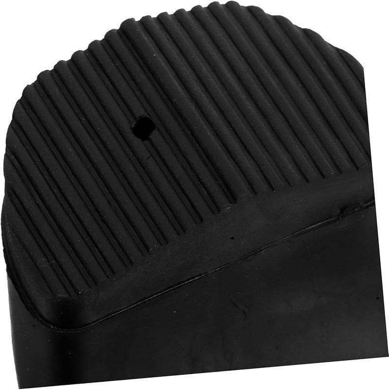 2Pcs Black Non Slip Rubber Ladder Feet Covers for Enhanced Stability Safety Replacement Accessories - Image 4