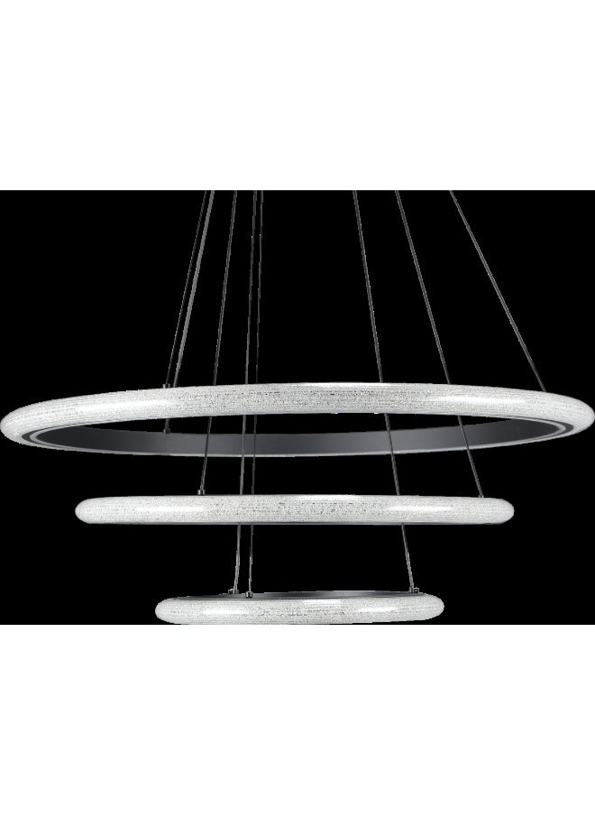 Hummer Modern black chandelier with lighting color, 3 lights, 25 watts  - Image 1
