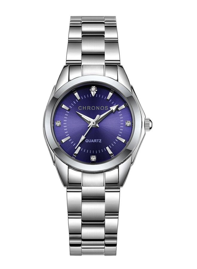 CHRONOS Water Resistant Stainless Steel Analog Watch - Image 1