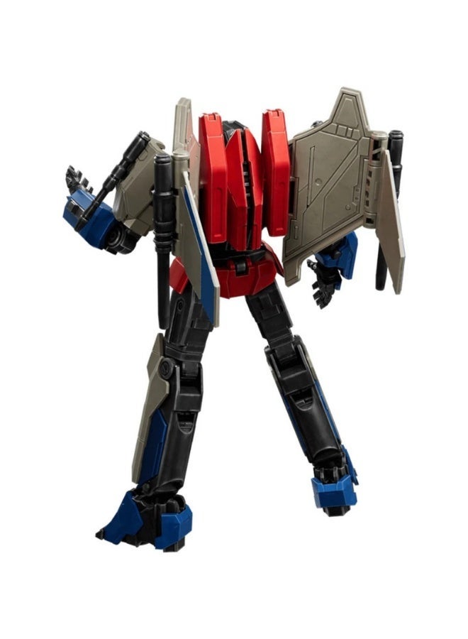 Blokees Transformers Classic Class Starscream Model Kit | Glowing Eyes | 87 Pcs Construction Action Figure Toy for Kids & Adults | STEM Collectible Building Set with Accessories - Image 2