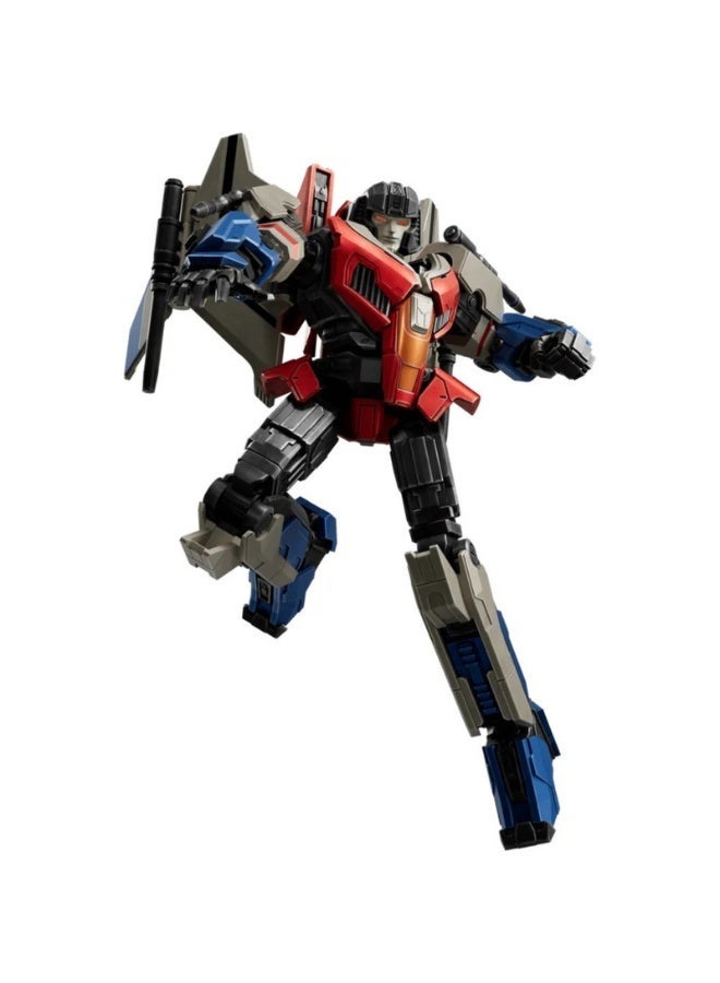 Blokees Transformers Classic Class Starscream Model Kit | Glowing Eyes | 87 Pcs Construction Action Figure Toy for Kids & Adults | STEM Collectible Building Set with Accessories - Image 5