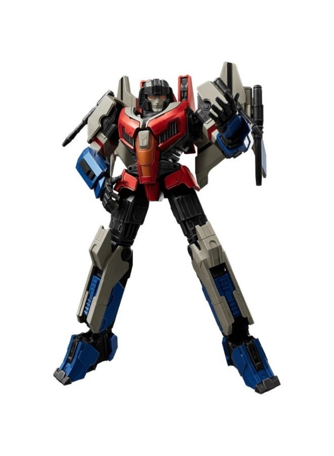 Blokees Transformers Classic Class Starscream Model Kit | Glowing Eyes | 87 Pcs Construction Action Figure Toy for Kids & Adults | STEM Collectible Building Set with Accessories - Image 4