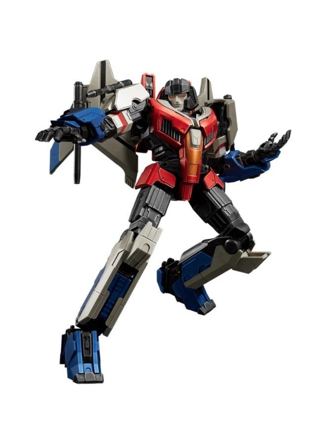 Blokees Transformers Classic Class Starscream Model Kit | Glowing Eyes | 87 Pcs Construction Action Figure Toy for Kids & Adults | STEM Collectible Building Set with Accessories - Image 1