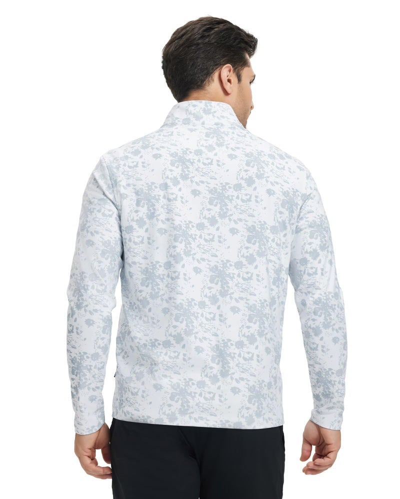 M MAELREG Mens Pullover Quarter Zip Golf Sport Casual Long Sleeve Fishing Half Zip Pullover Sweatshirts for Men - Image 5