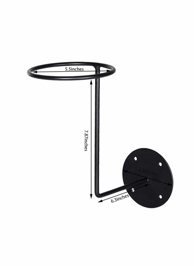 Excefore Motorcycle Accessories Helmet Holder, Metal Stand Wall Mounted Hanger Rack for Jacket, Coats, Hats, Dancing Masks, Ball Back for Basketball, Football, Volleyball  - Image 5