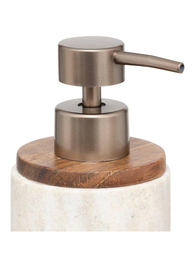 حامل ماكينة تحضير كومو موزع صابون رخامي متعدد الألوان ابعاد 19.3 × 7.1 × 7.1 سم 200156A - Image 2