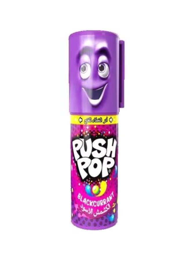 Bazooka Push Pop Strawberry / Blackcurrant Lollipop 15g - Image 2