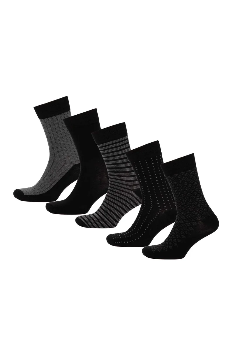 ديفاكتو Man 5 Piece Cotton Long Socks