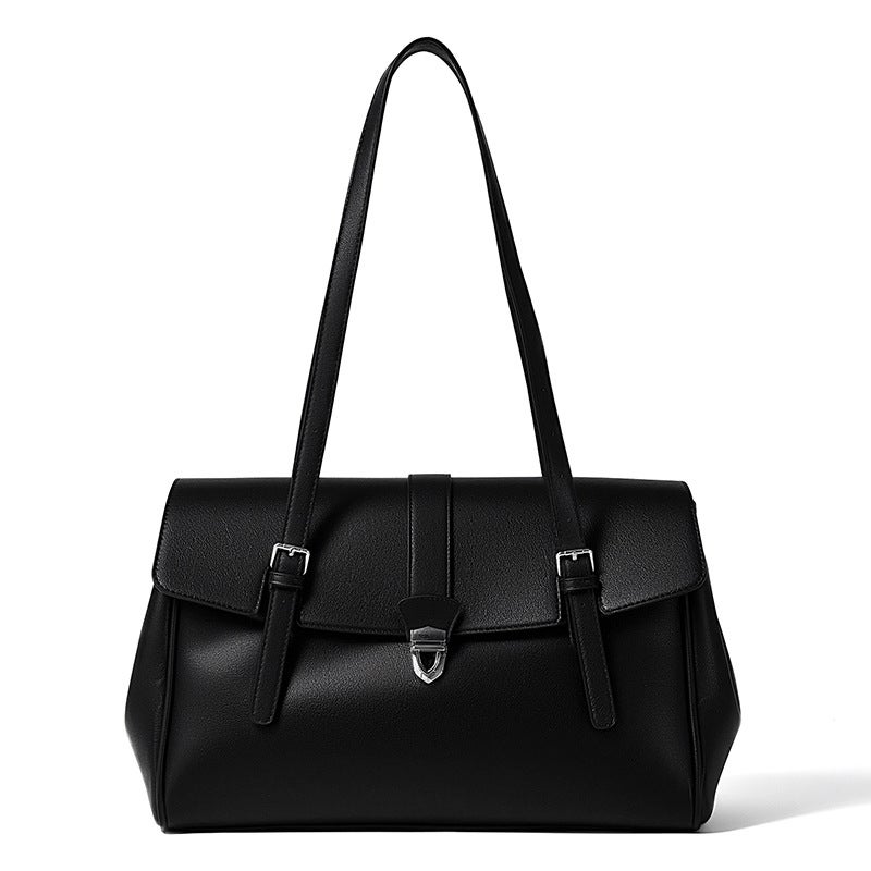 2026 New Baguette Briefcase - Niche Luxury Commuter Handbag, Retro Simple Shoulder Underarm  Bag - Image 2