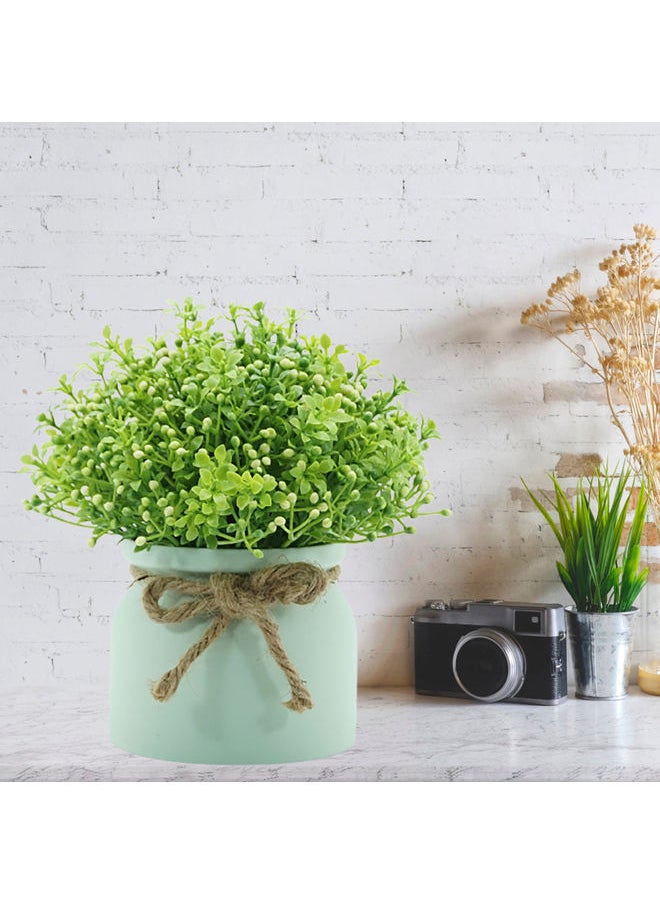 Generic Decorative Artificial Flower With Pot Multicolour  - Image 2
