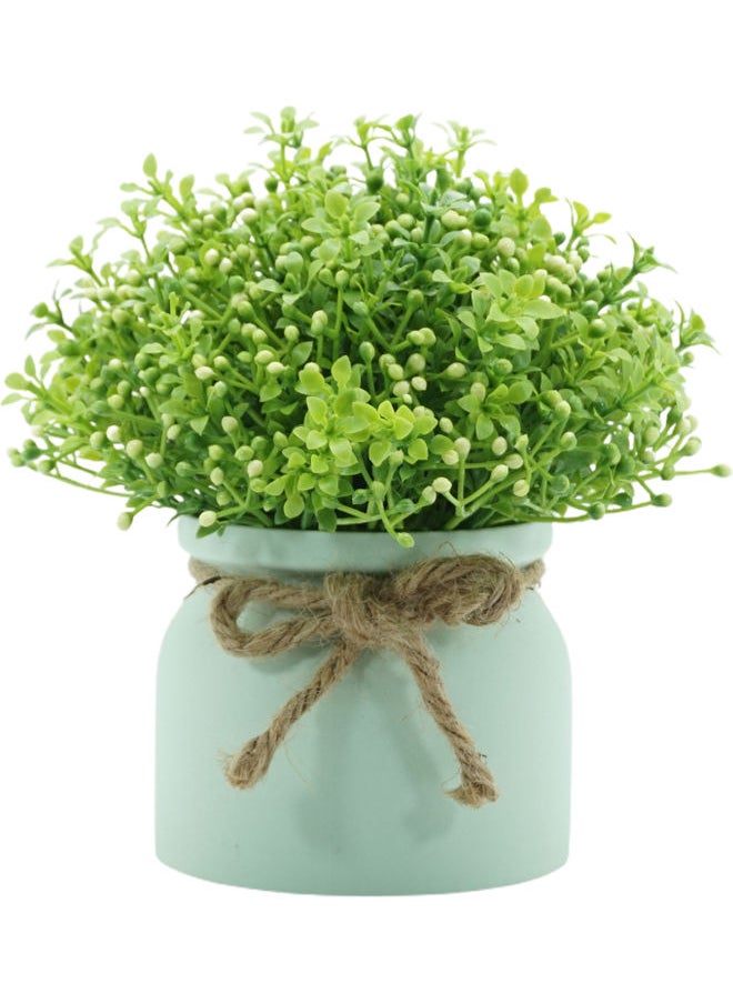 Generic Decorative Artificial Flower With Pot Multicolour  - Image 1