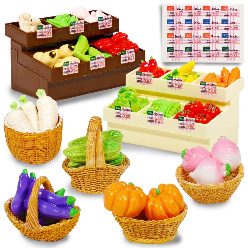 Pamonrueer Miniature Food Mini Vegetables Miniature Food Mini Bread (Vegetables) - Image 1