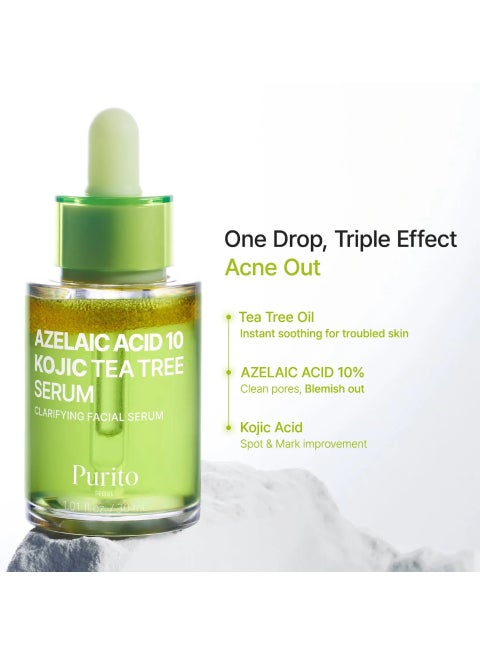 PURITO Azelaic Acid 10 Kojic Tea Tree Serum