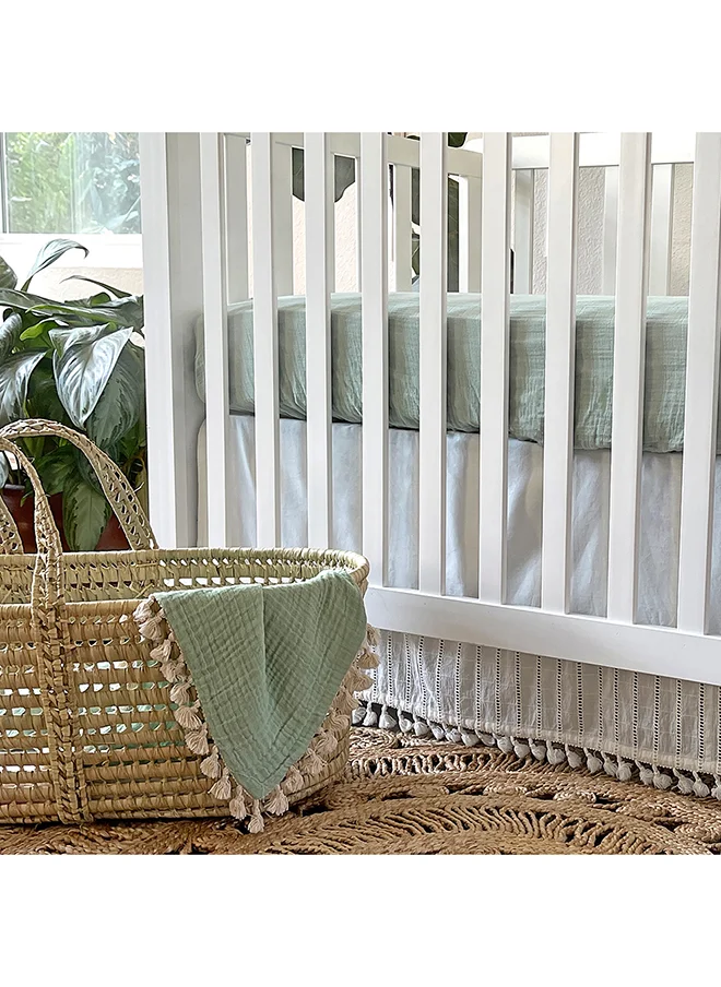 كرين بيبي 6 Layer Muslin Blanket - Evergreen