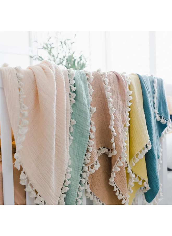 كرين بيبي 6 Layer Muslin Blanket - Evergreen