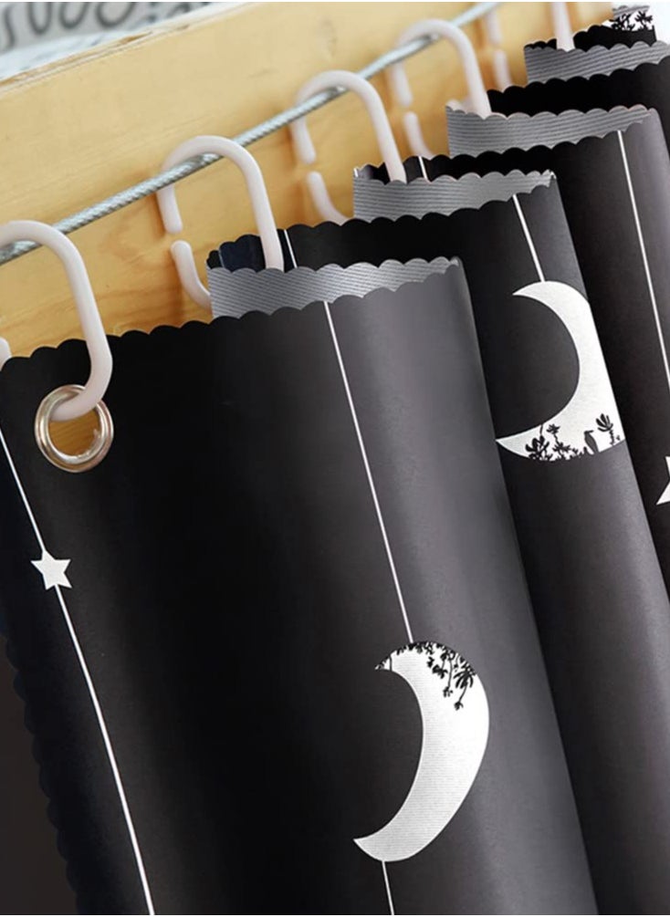 Excefore - Dorm Bunk Bed Curtain - Single Bed Tent Curtain for Dust-Proof and Canopy-like Experience - Perfect for Single Sleeper Bunk Beds in Student Dormitories - Blackout Cloth for Lightproof and Shading - Cr - Image 1
