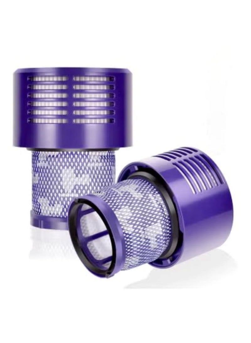 Vacuum Filter Replacements for Dyson V10 Cyclone Series, V10 Animal, V10 Absolute, V10 Total Clean, SV12, Part No. 969082-01 (2 Pack Filters)  - Image 1