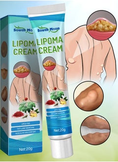 SOUTH MOON Lipoma Cream Lump Free Lipoma Removal Cream Herbal Lipoma Lumps Removal and Nodular Discomfort Ointment Reduce Fatty Lumps Easy to Absorb Safe and Effective Lipoma Treatment 20g  - Image 1
