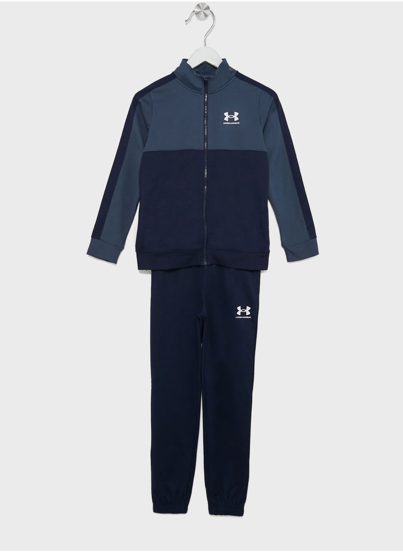 UNDER ARMOUR - Boys' Knit Track Suit Set - Image 1