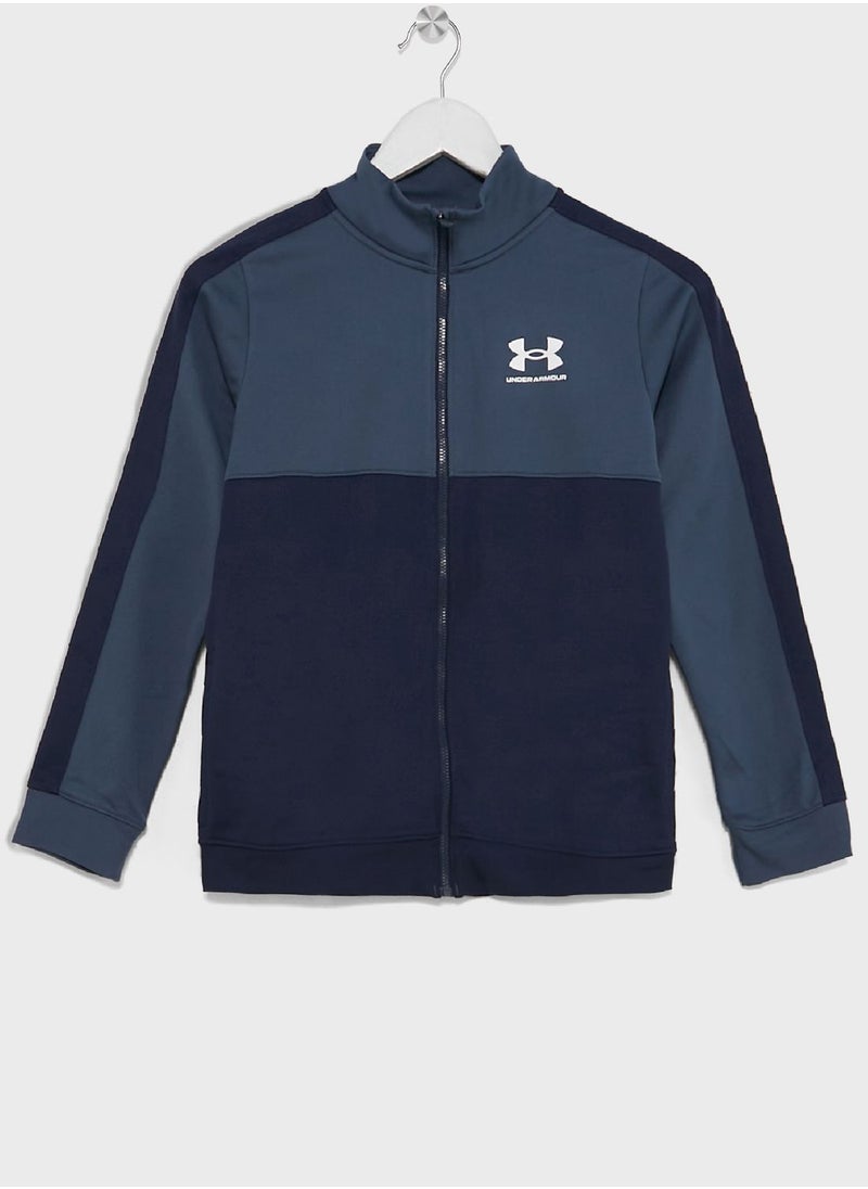 UNDER ARMOUR - Boys' Knit Track Suit Set - Image 1