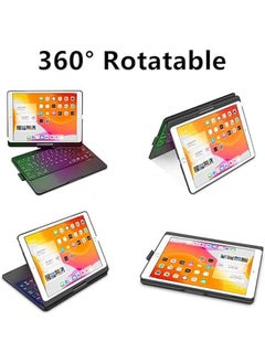 General iPad Air 4/5/iPad Pro 11/ipad 10th Gen 2022 Touch Keyboard Case, 360° Rotating Backlight, iPad Pro 12.9 6th/5th/4th/3rd Trackpad Magic Keyboard and Smart Backlit Keys  - Image 4