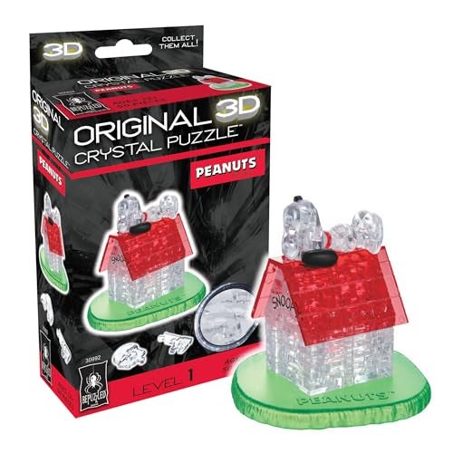 BePuzzled | Peanuts Snoopy House Original 3D Crystal Puzzle, Ages 12 and Up - Image 1