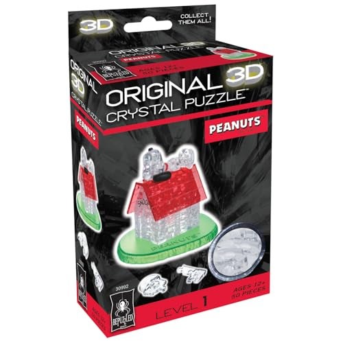 BePuzzled | Peanuts Snoopy House Original 3D Crystal Puzzle, Ages 12 and Up - Image 2