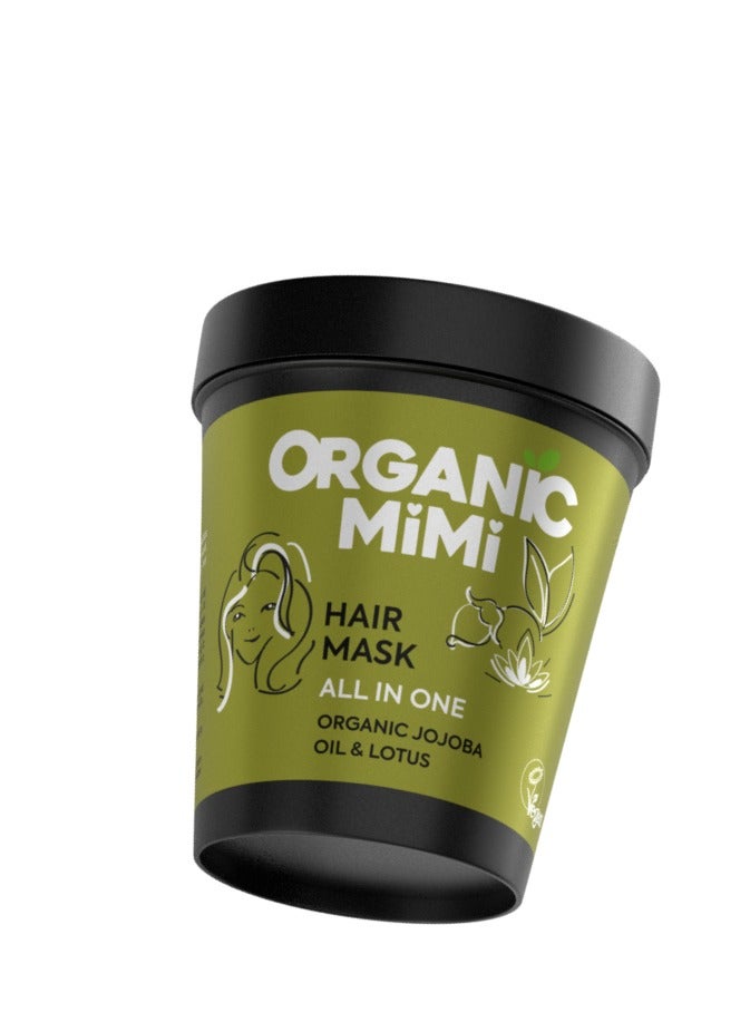 organic mimi Hair Mask All in One Jojoba & Lotus 200 ML 
