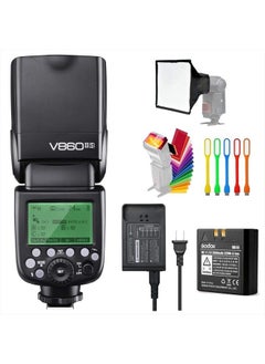 Godox V860II-S High-Speed Sync GN60 1/8000 2.4G TTL Li-ion Battery Camera Flash Speedlite Light Compatible for Sony Camera & USB LED