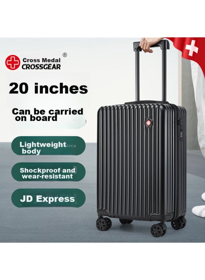 CROSS+GEAR Crossgear Cross Medal Carry-on Luggage, Lightweight Business Travel Suitcase, 20-inch Small Short-distance Travel Password Lock Suitcase, For Men And Women - Image 1