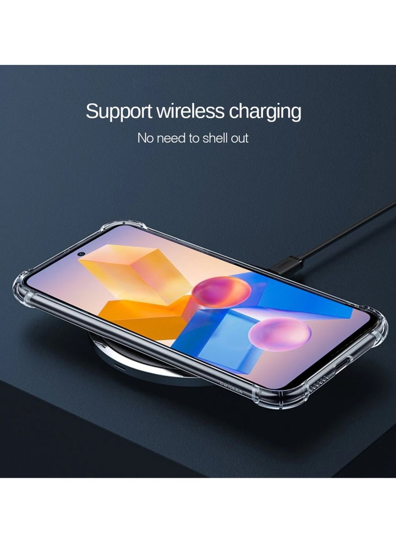 Techie Infinix Hot 40i TPU Bumper Corner Case with Camera Lens Protection Transparent Protective Back Cover - Image 4