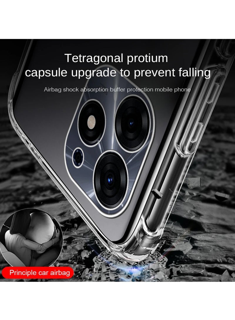 Techie Infinix Hot 40i TPU Bumper Corner Case with Camera Lens Protection Transparent Protective Back Cover - Image 5